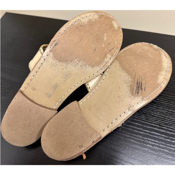 Jack Rogers Women's Hamptons Floral Nantucket Gold Slip On Flat Sandals Size - Picture 7 of 9